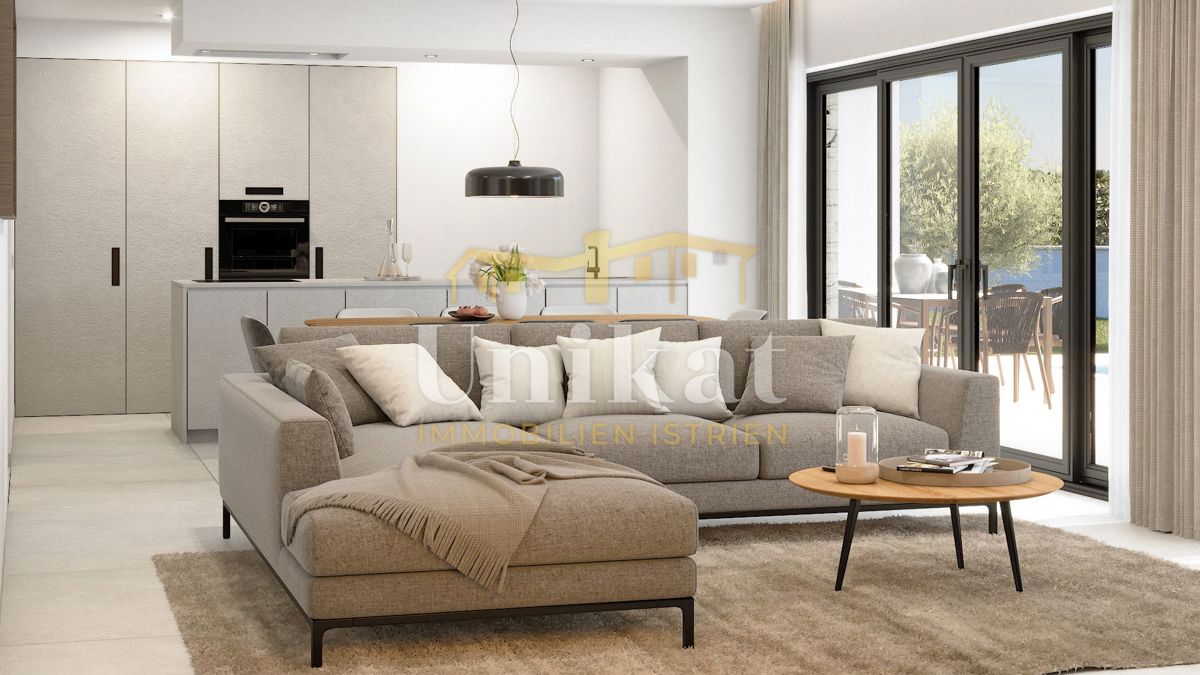 Nuova costruzione: bifamiliare con piscina